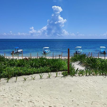 Casa Lucia Beachfront Puerto Morelos Bagian luar foto