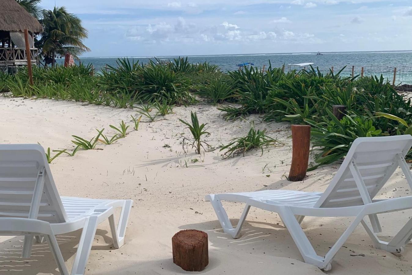 Casa Lucia Beachfront Puerto Morelos Bagian luar foto